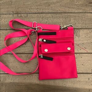 Bright Pink Crossbody Bag